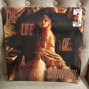 Taylor Swift Life of a Showgirl Vinyl Record Target Exclusive NEW PINK